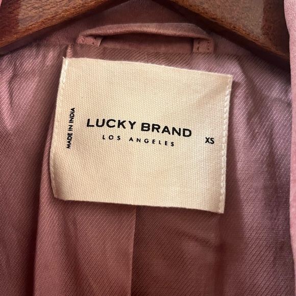 Lucky brand leather jacket - Picture 2 of 3